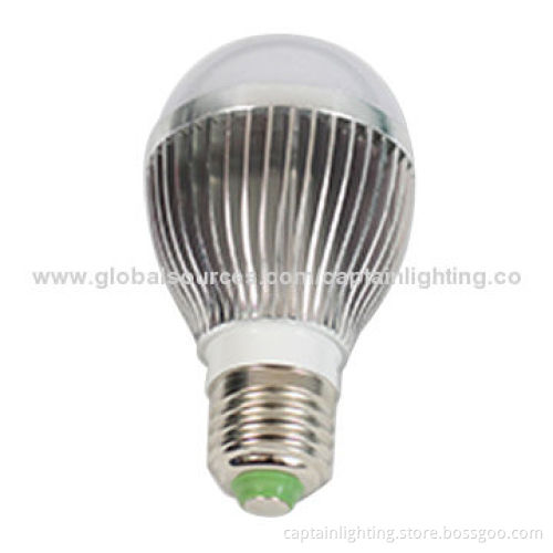 Warm White LED Globe Bulb, Aluminum HousingNew